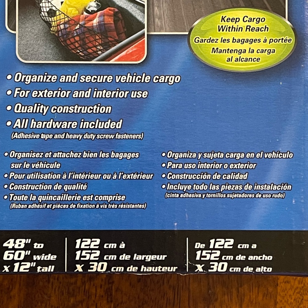 Trunk storage net - Picture 2 of 4